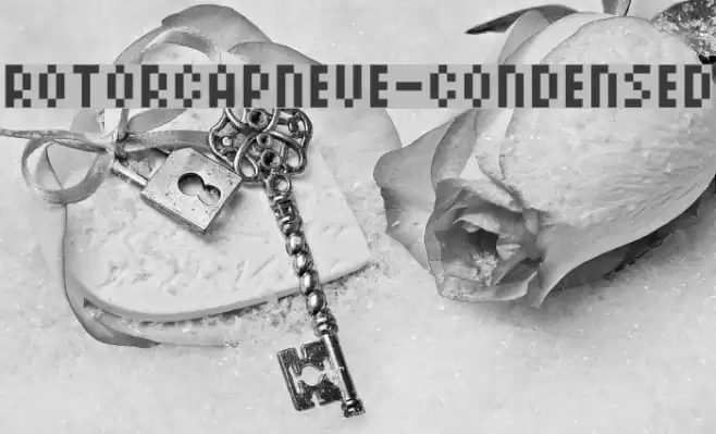 ROTORcapNeue-Condensed Font examples