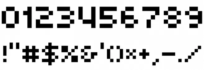 ROTORcapNeue Font OTHER CHARS