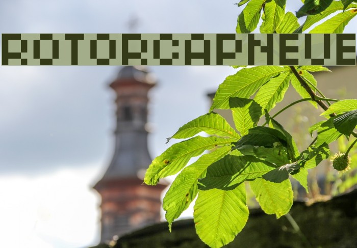 ROTORcapNeue Font examples