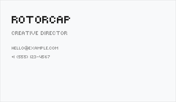 ROTORcap Business Card