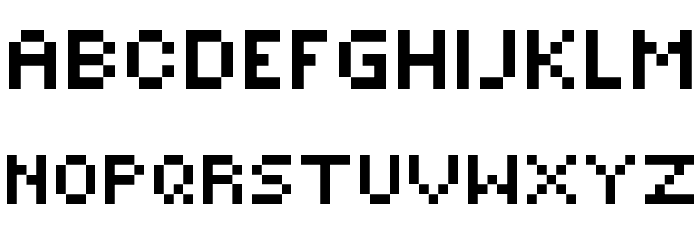 ROTORcap Font LOWERCASE