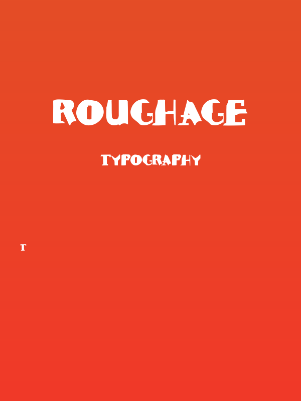 ROUGHAGE Poster