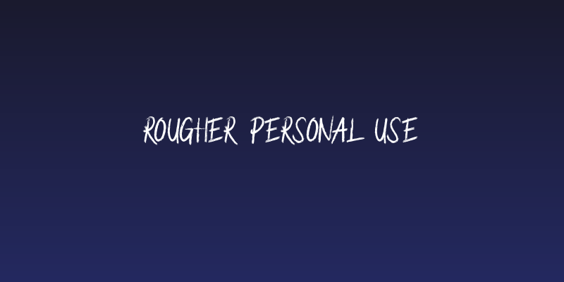 ROUGHER Personal Use Social Header