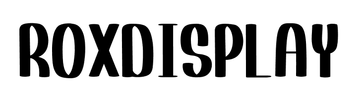 ROX DISPLAY  Free Fonts Download