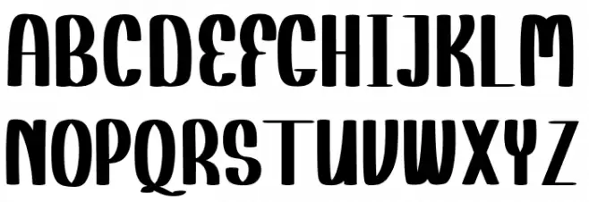 ROX DISPLAY Schriftart Groß