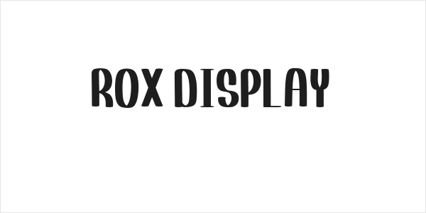 ROX DISPLAY Logo