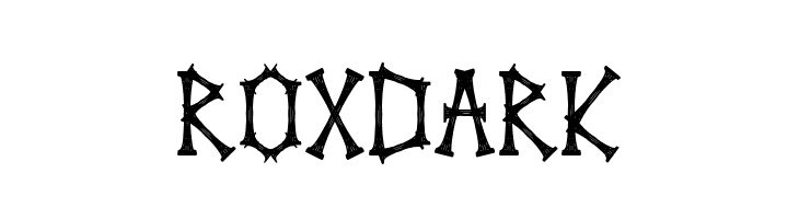 ROXDARK  Fuentes Gratis Descargar