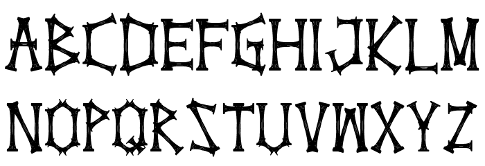 ROXDARK Font LOWERCASE