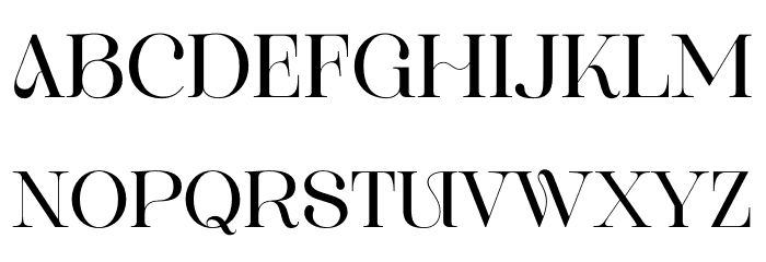 ROYAL Hefana Font UPPERCASE