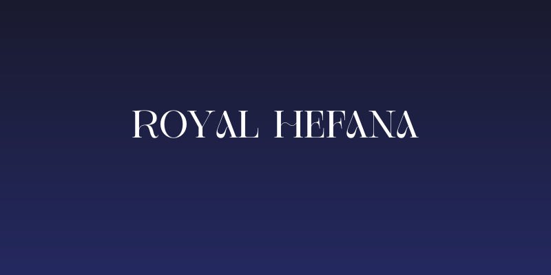 ROYAL Hefana Social Header