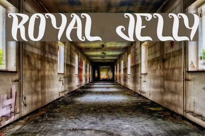ROYAL JELLY Font examples