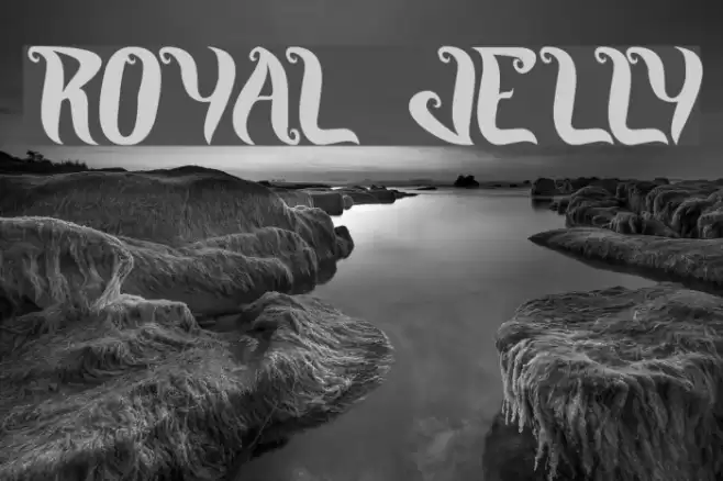 ROYAL JELLY Font examples