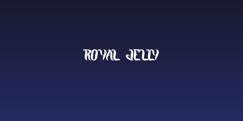 ROYAL JELLY Social Header