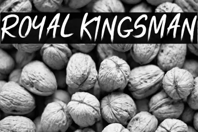 ROYAL KINGSMAN Font examples