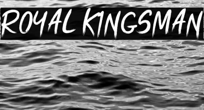 ROYAL KINGSMAN Font examples