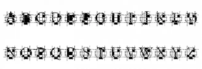 ROundGraph Caratteri MAIUSCOLE