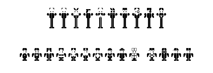 RoBo2 Regular Font OTHER CHARS