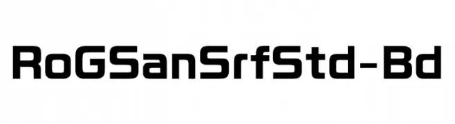 RoGSanSrfStd-Bd  Fuentes Gratis Descargar
