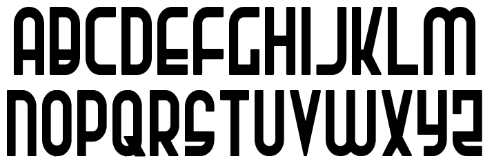 Ro'Ki'Kier Condensed Font LOWERCASE