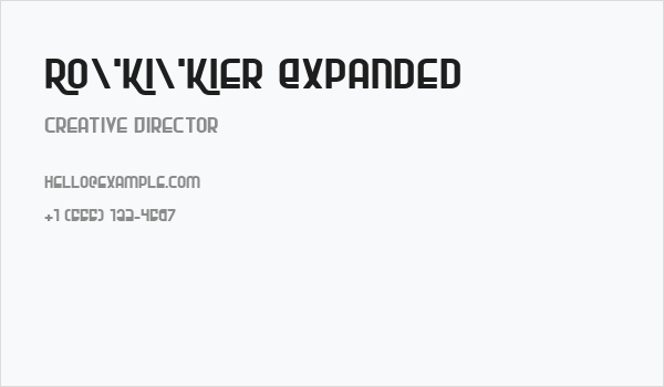 Ro'Ki'Kier Expanded Business Card