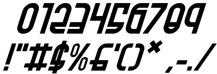 Ro'Ki'Kier Italic Font OTHER CHARS