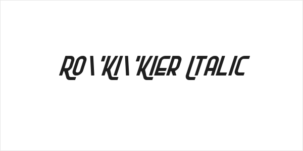 Ro'Ki'Kier Italic Logo