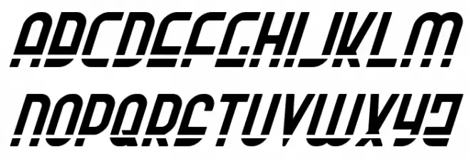 Ro'Ki'Kier Laser Italic Шрифта строчной