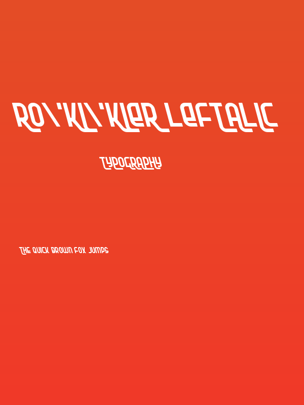 Ro'Ki'Kier Leftalic Poster