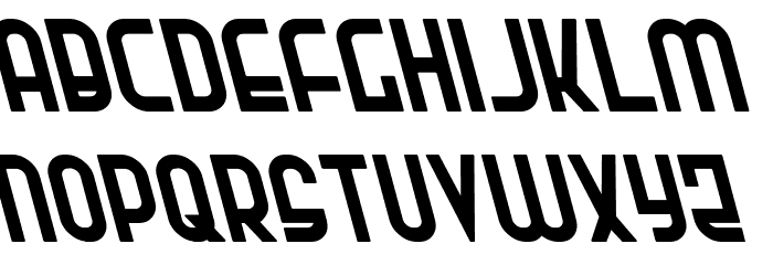 Ro'Ki'Kier Leftalic Font LOWERCASE