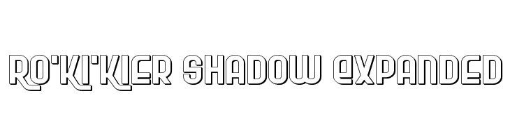 Ro'Ki'Kier Shadow Expanded  नि: शुल्क फ़ॉन्ट्स डाउनलोड