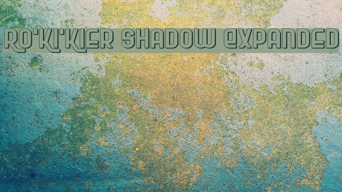 Ro'Ki'Kier Shadow Expanded لخطوط تنزيل examples