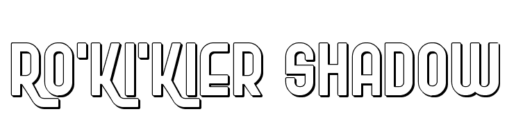 Ro'Ki'Kier Shadow  免费字体下载