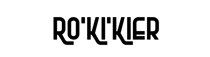 Ro'Ki'Kier  フリーフォントのダウンロード