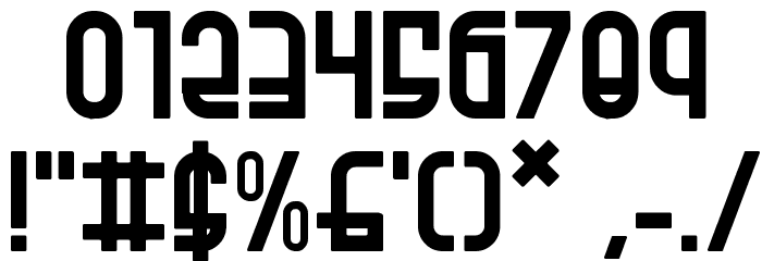 Ro'Ki'Kier Font OTHER CHARS
