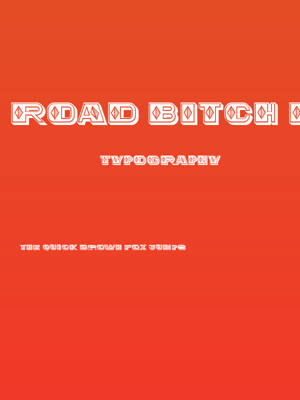 Road Bitch Regular Poster