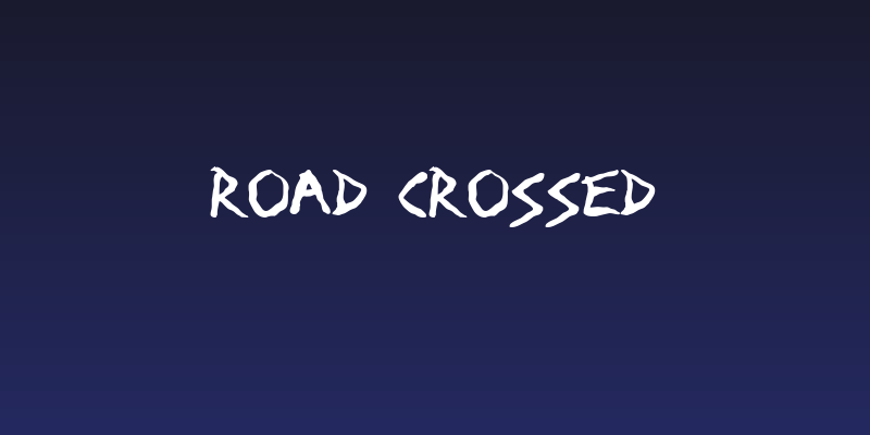 Road-Crossed Social Header