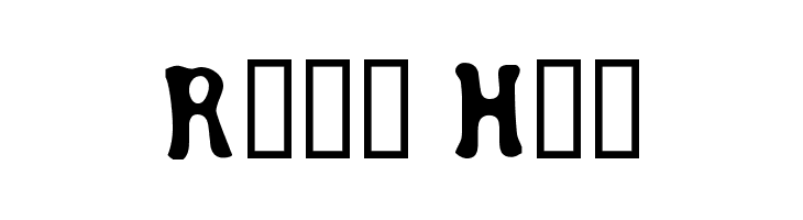 Road Hoe Font