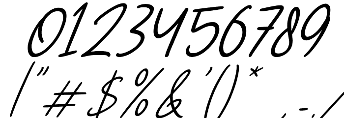 Road Light Italic Font OTHER CHARS