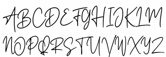Road Light Schriftart Groß
