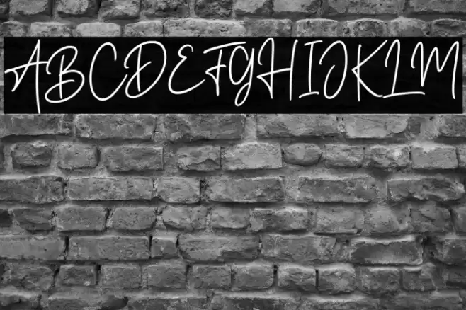 Road Light Font examples