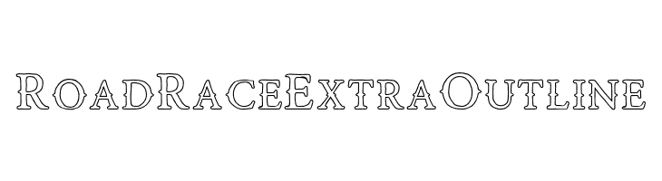 Road Race Extra Outline  Free Fonts Download