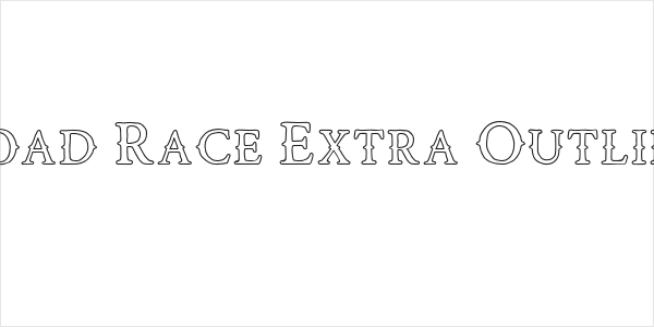Road Race Extra Outline Logo