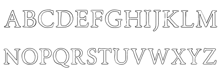Road Race Free Outline Font OTHER CHARS