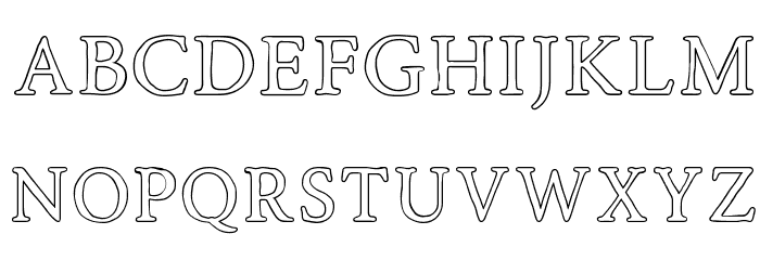 Road Race Free Outline Font LOWERCASE