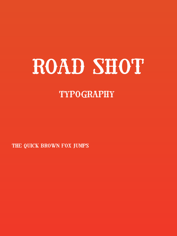 Road Shot Poster