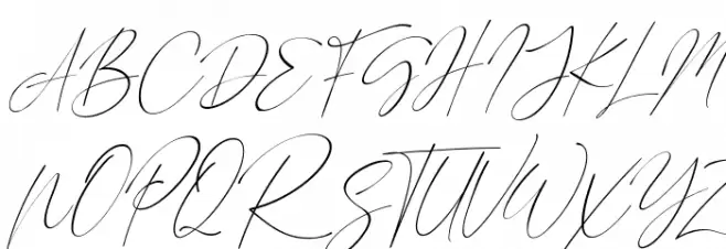 Road Sunshine Italic Schriftart Groß