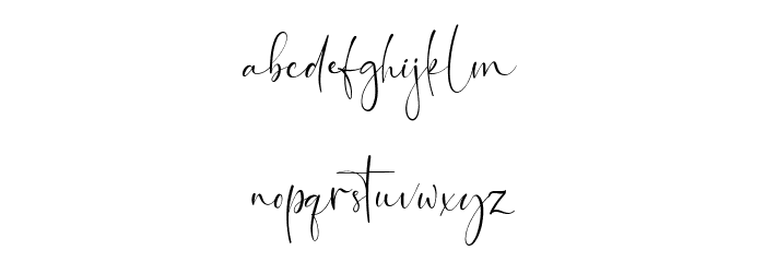 Road Sunshine Font LOWERCASE