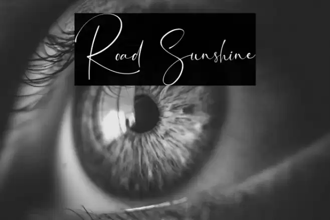 Road Sunshine Font examples