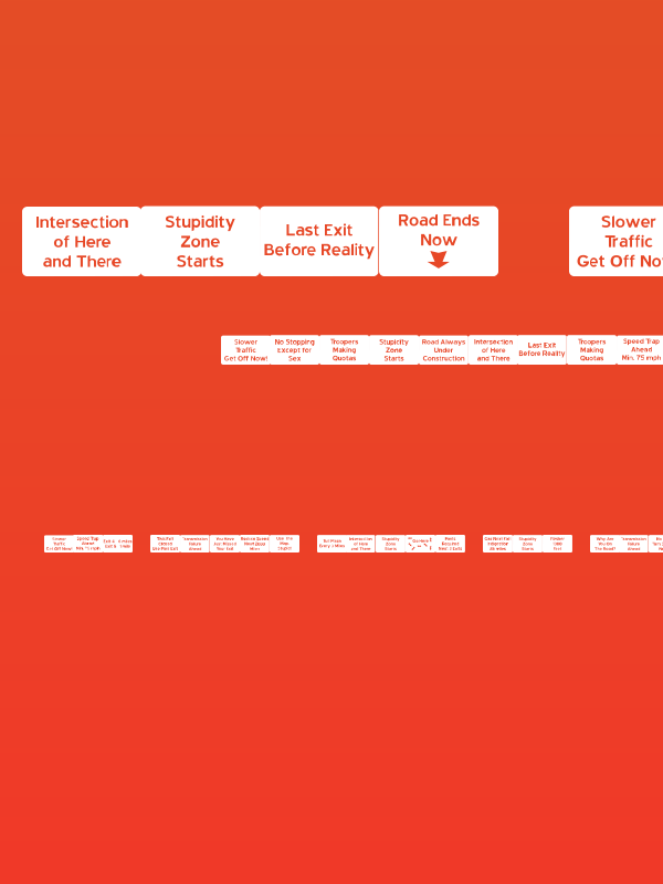 Road To Nowhere JL Poster