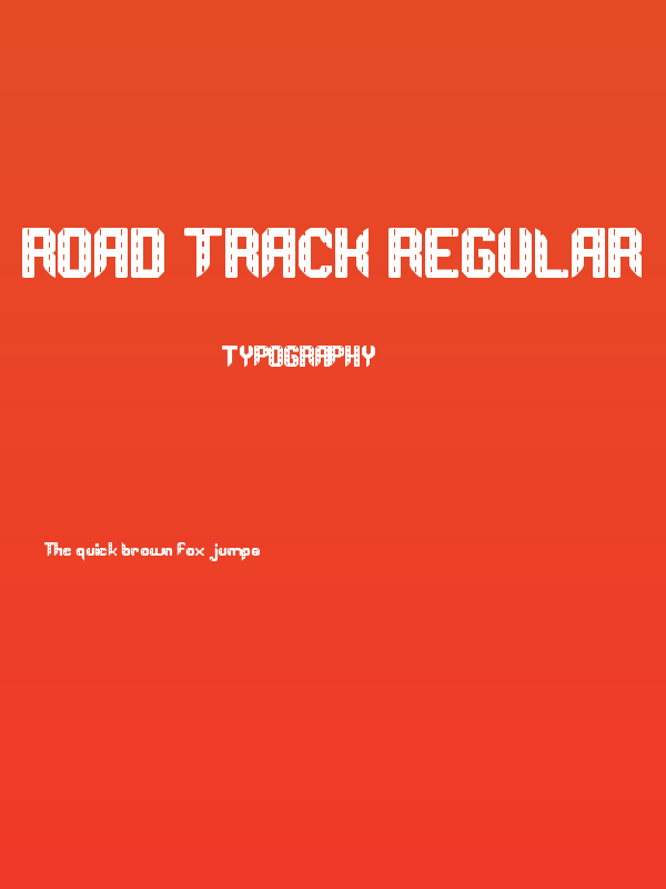 Road Track Regular Poster